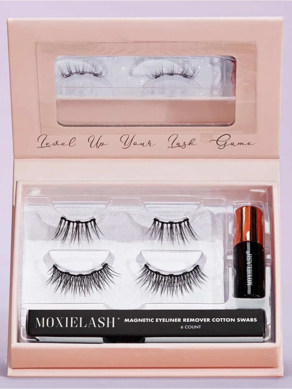 MOXIELASH Magnetic reusable eyelashes, Lash & Eyeliner Essentials Kit Volume 1